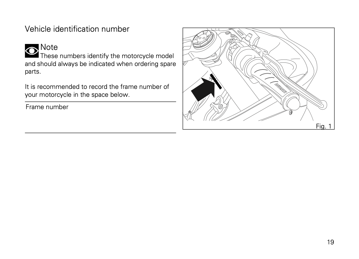 2014 Ducati 899 Paginale Owner's Manual | English