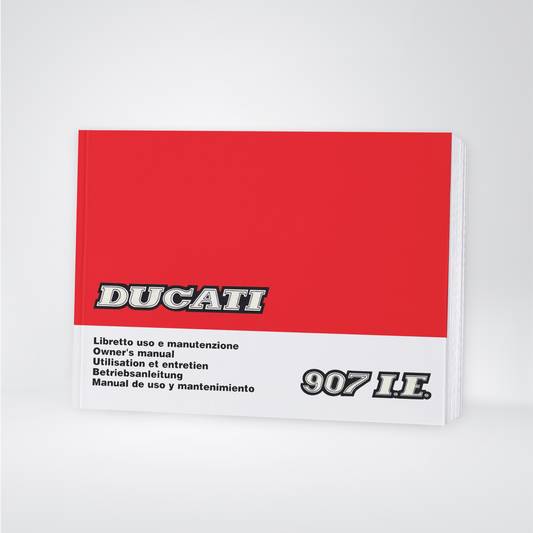 1991 Ducati 907 I.E. Bedienungsanleitung | Englisch