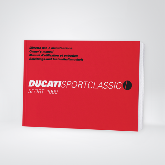 2006-2008 Ducati Sport1000 Bedienungsanleitung | Englisch
