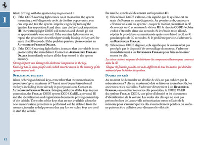 2005 Ferrari 612 Scaglietti Owner's Manual | English US