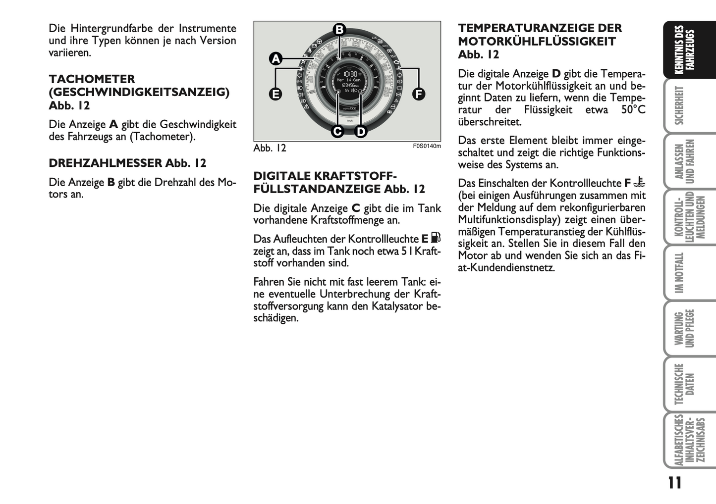 2007-2008 Fiat 500 Bedienungsanleitung | Deutsch