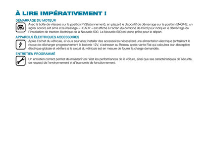 2025 Fiat 500e Manuel du propriétaire | Français
