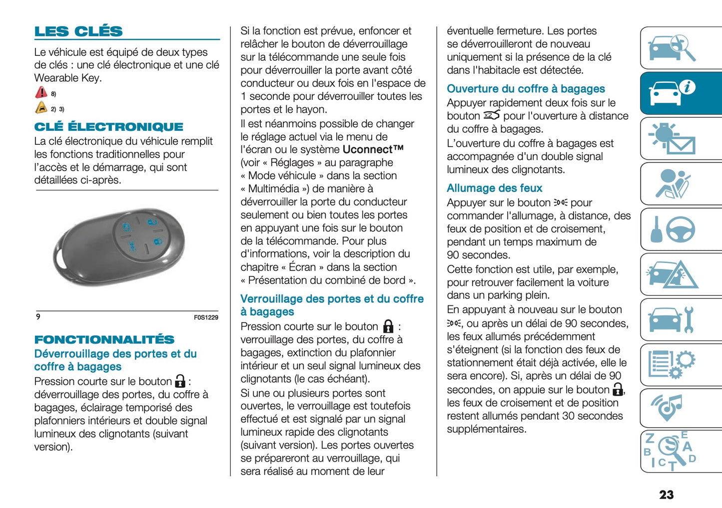 2025 Fiat 500e Manuel du propriétaire | Français