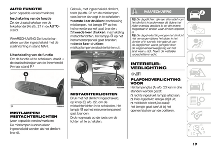 2021-2022 Fiat 500/500C Hybrid Gebruikershandleiding | Nederlands