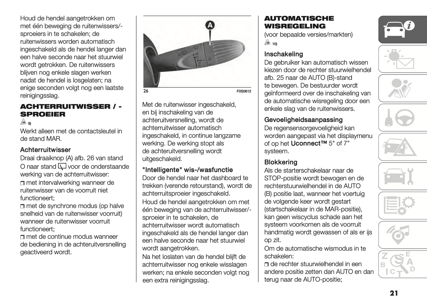 2021-2022 Fiat 500/500C Hybrid Gebruikershandleiding | Nederlands