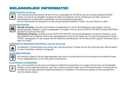 2026 Fiat 500 Owner's Manual | Dutch