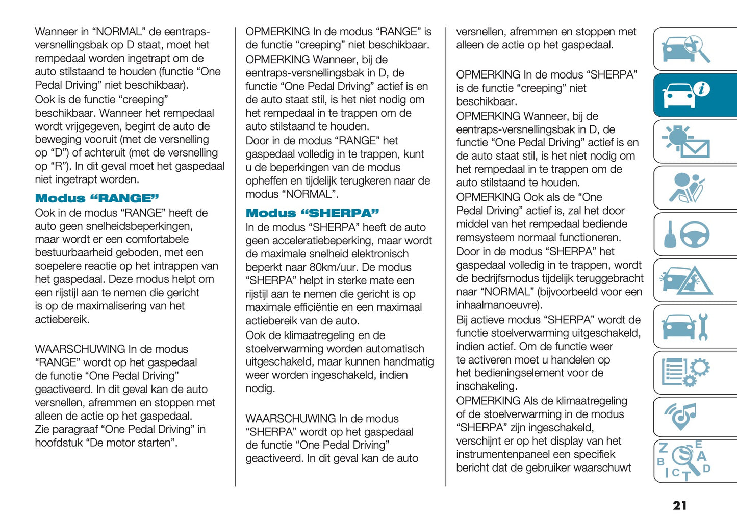 2026 Fiat 500 Owner's Manual | Dutch