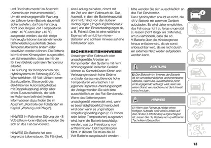 2024-2026 Fiat 500X Owner's Manual | German