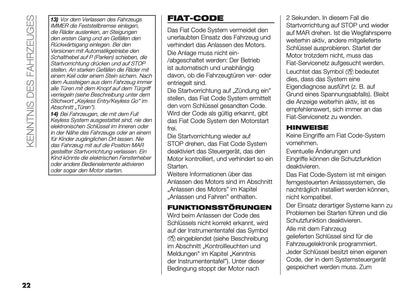 2024-2026 Fiat 500X Owner's Manual | German