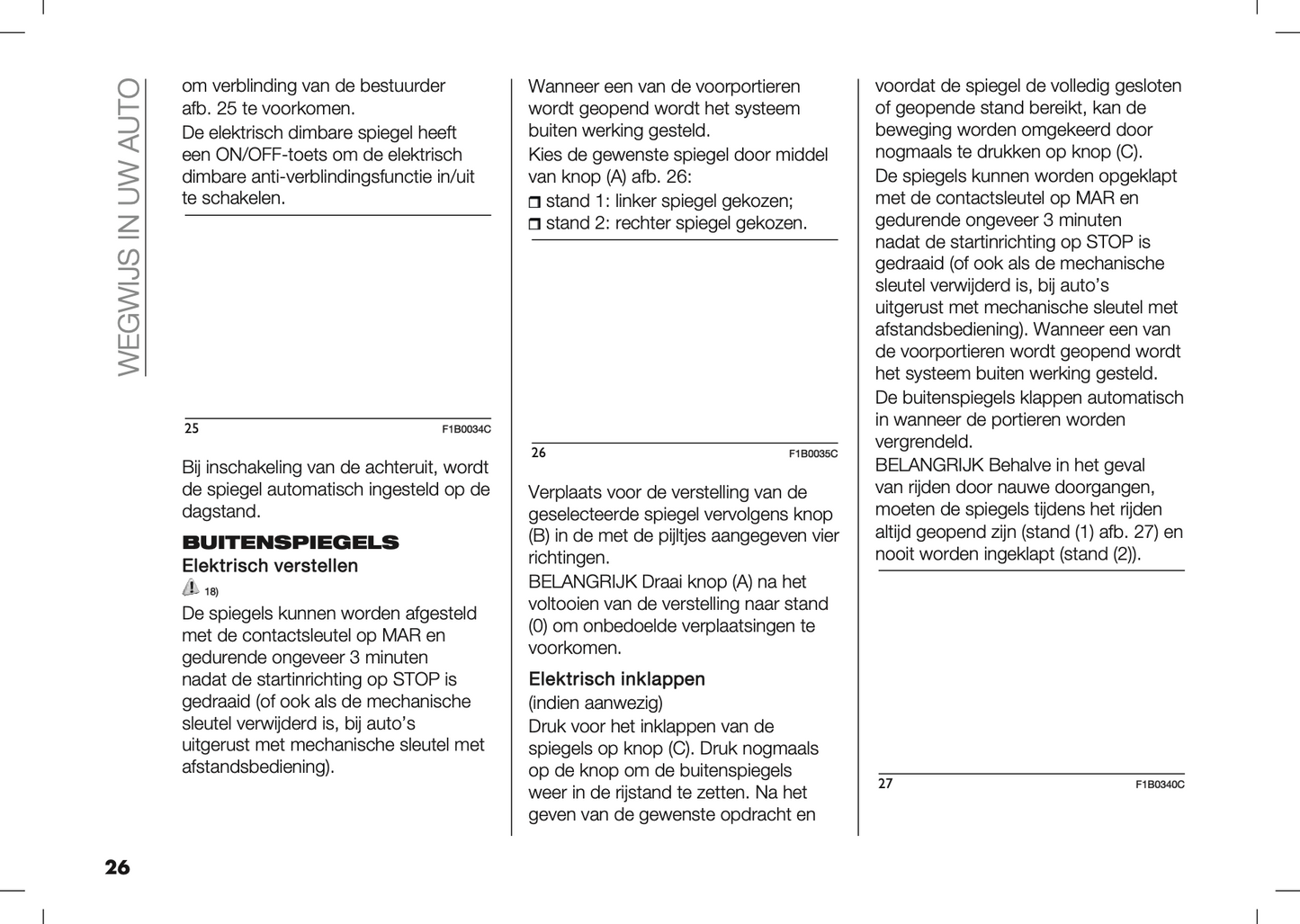 2020-2021 Fiat 500X Bedienungsanleitung | Niederländisch