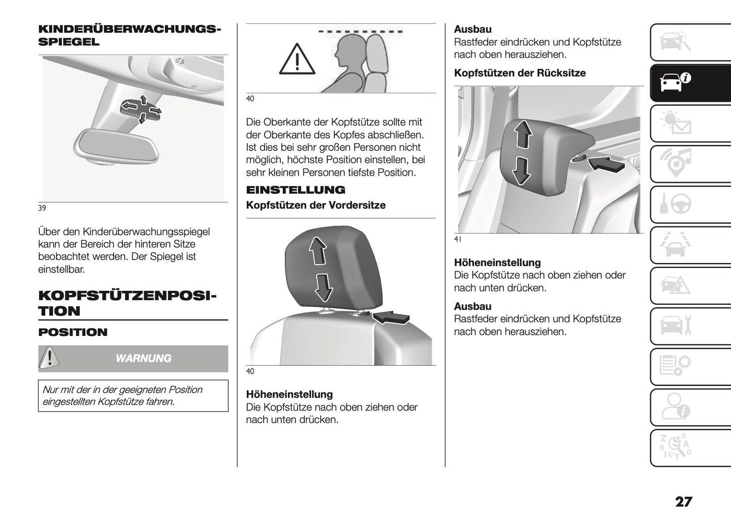 2025 Fiat Doblò Owner's Manual | German