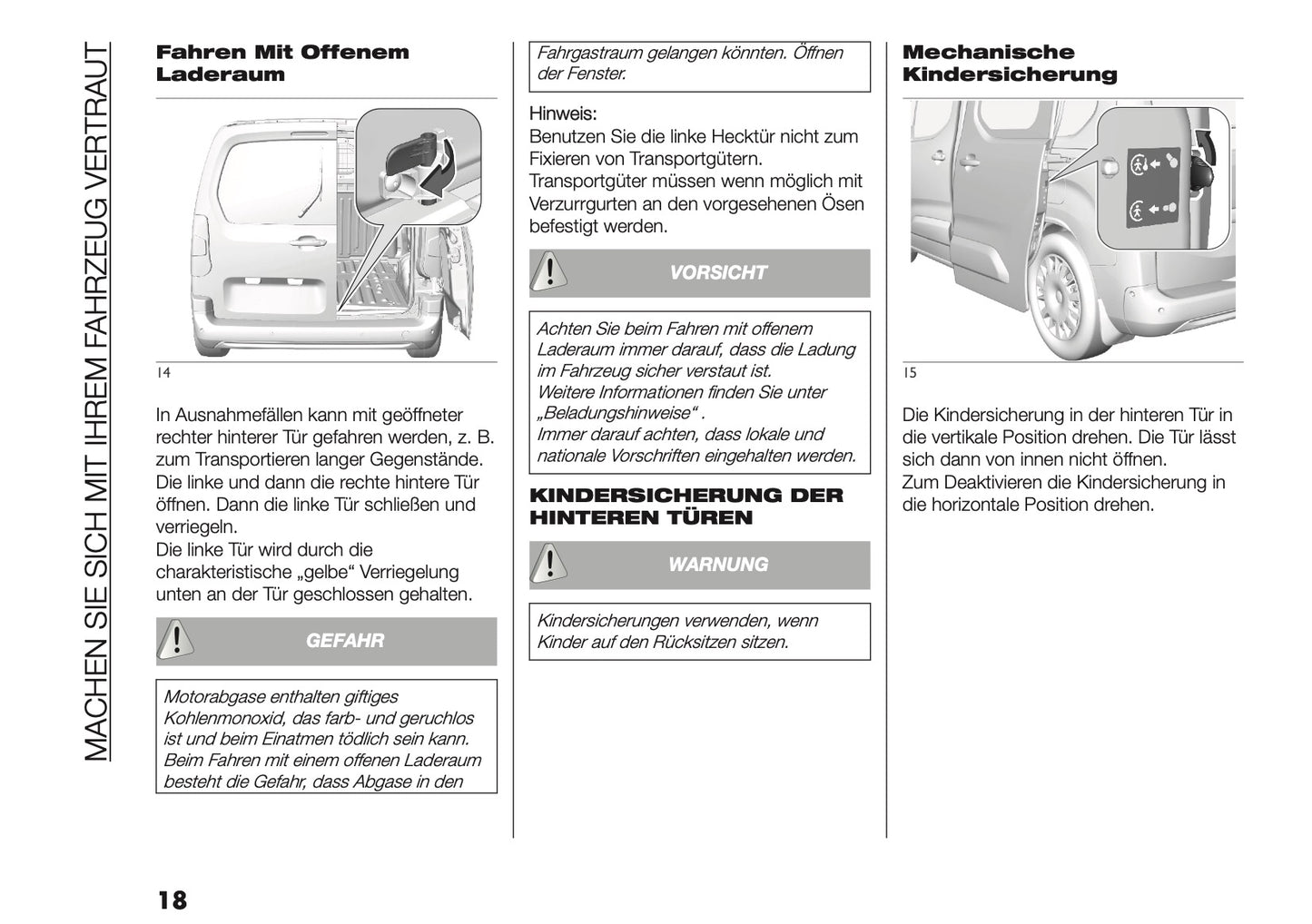 2026 Fiat Doblò Owner's Manual | German