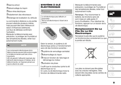 2025 Fiat Doblò Manuel du propriétaire | Français