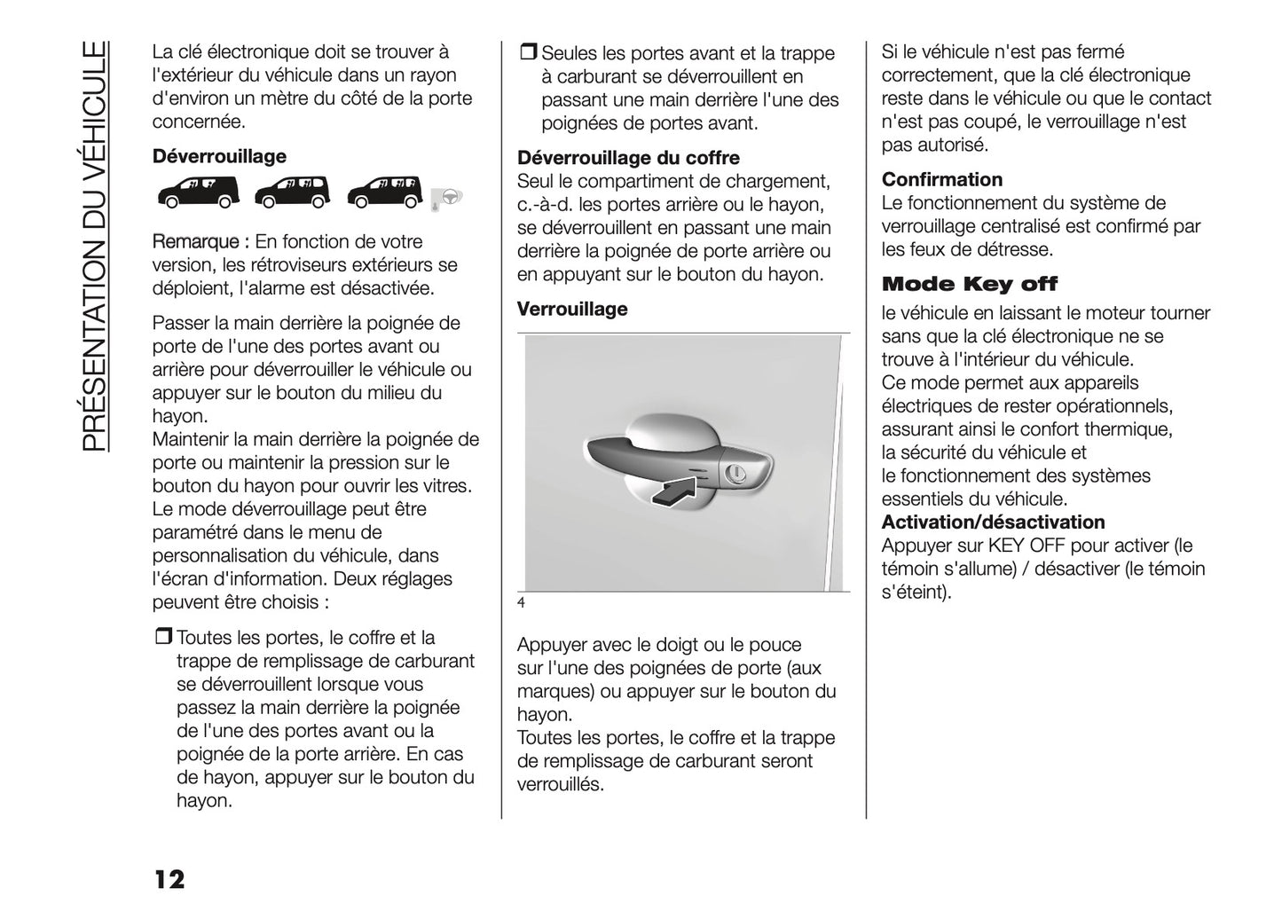 2026 Fiat Doblò Manuel du propriétaire | Français