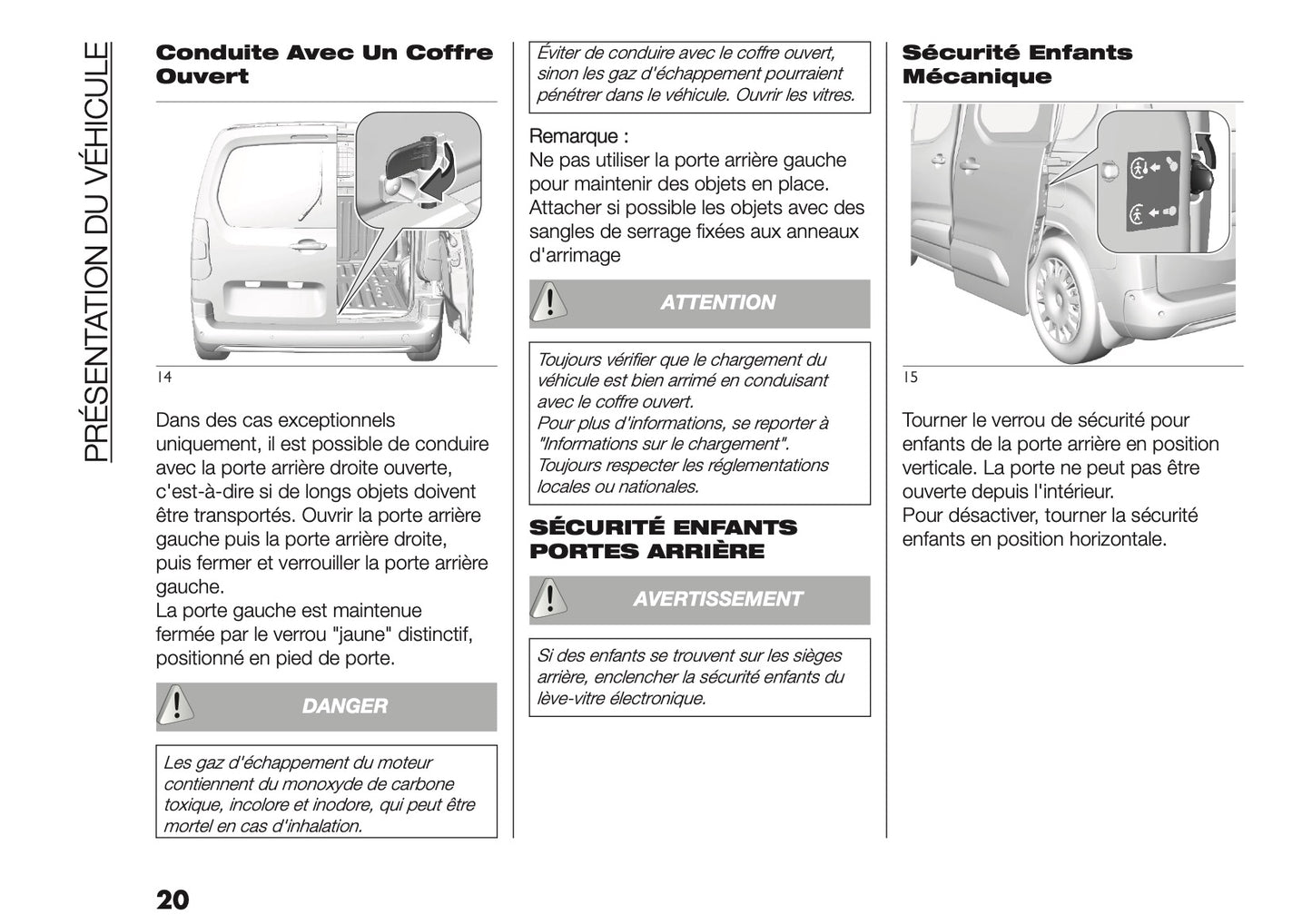 2026 Fiat Doblò Manuel du propriétaire | Français