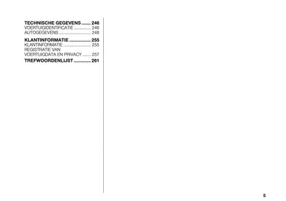 2023-2025 Fiat Doblo Owner's Manual | Dutch