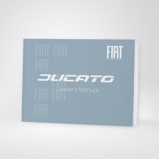 2025-2026 Fiat Ducato Owner's Manual | English