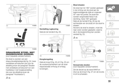 2018 Fiat Ducato Camper Owner's Manual | Dutch