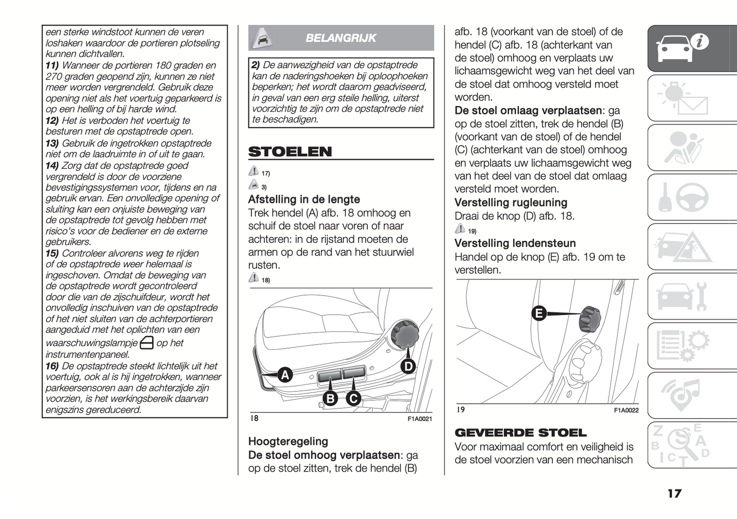 2020 Fiat Ducato Owner's Manual | Dutch