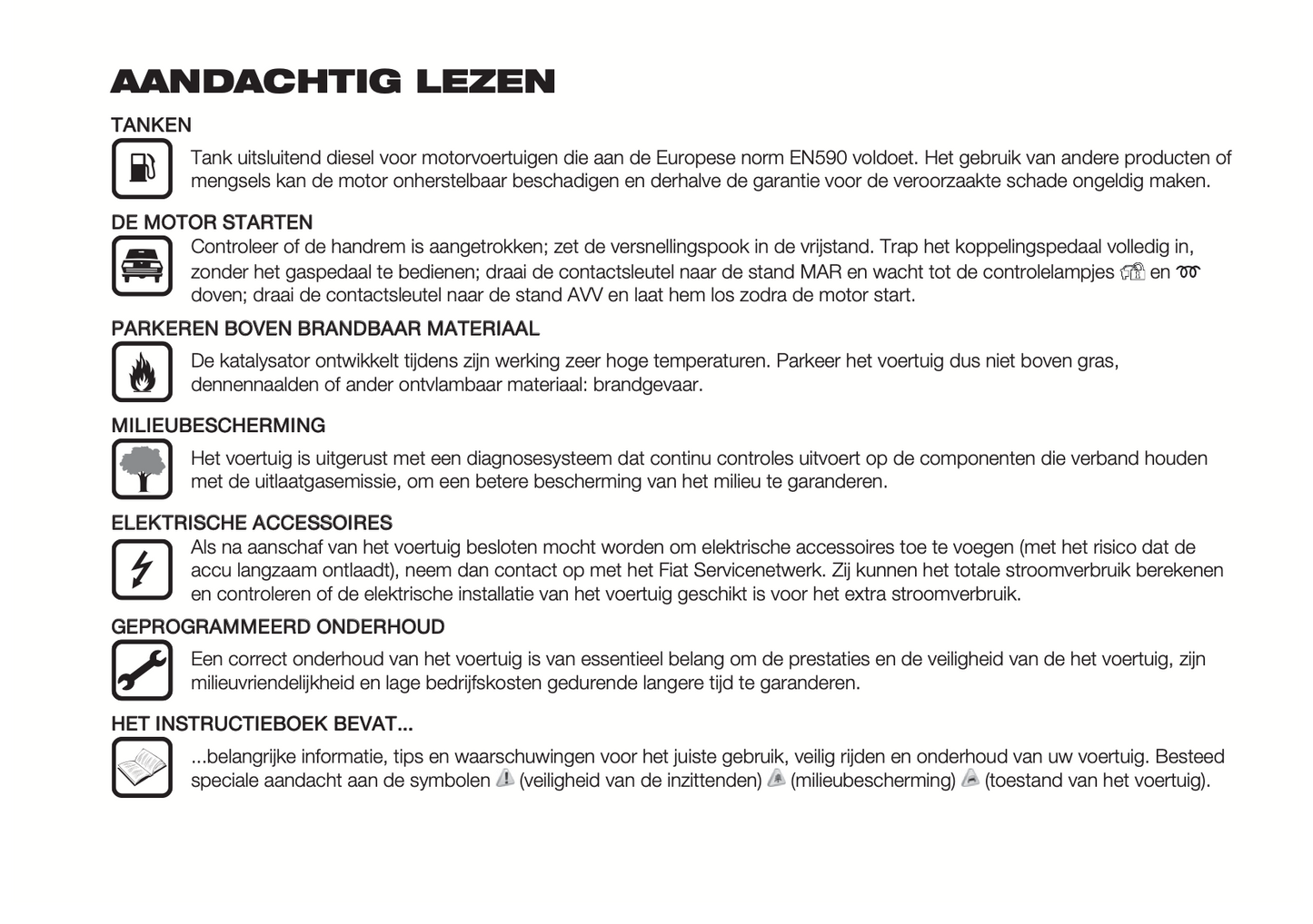 2020 Fiat Ducato Owner's Manual | Dutch