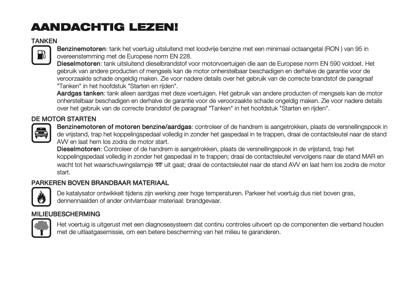 2022-2024 Fiat Fiorino/Qubo Owner's Manual | Dutch