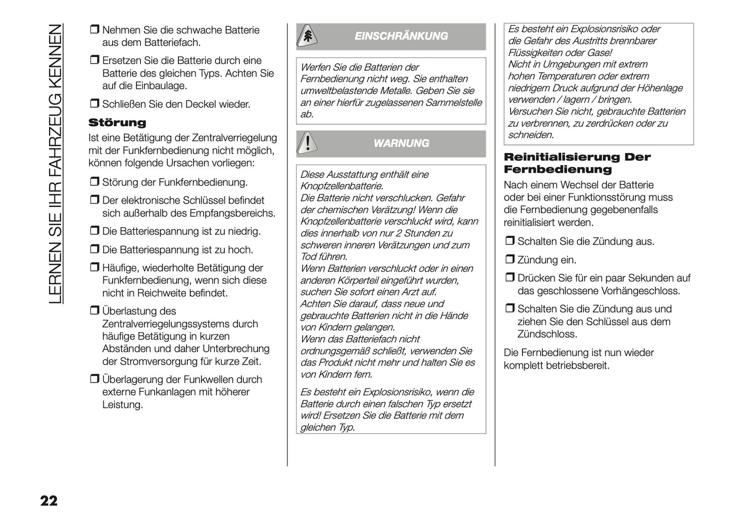 2025-2026 Fiat Grande Panda Owner's Manual | German