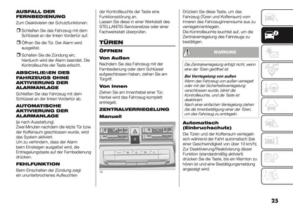 2025-2026 Fiat Grande Panda Owner's Manual | German