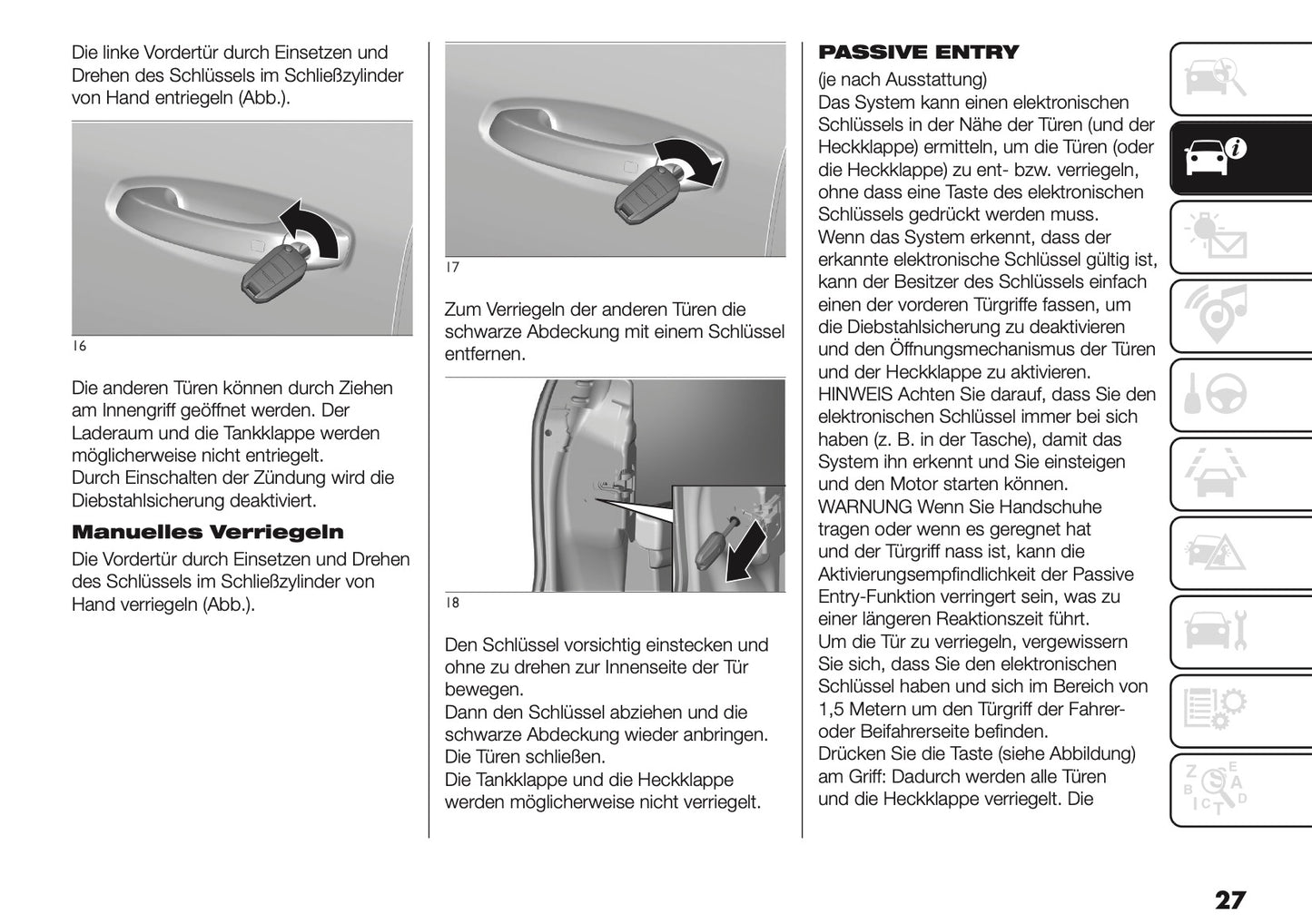 2025-2026 Fiat Grande Panda Owner's Manual | German