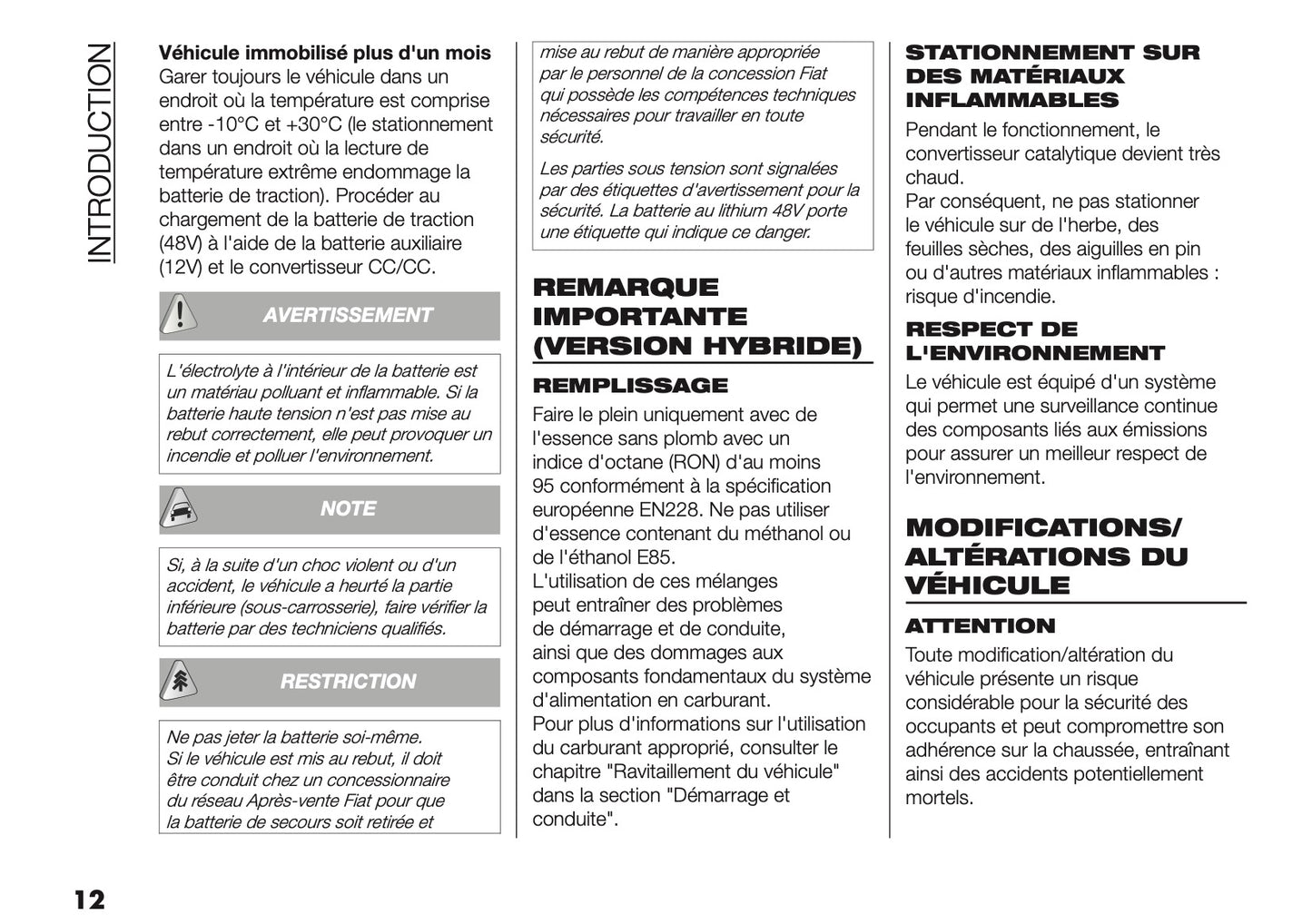 2025-2026 Fiat Grande Panda Owner's Manual | French