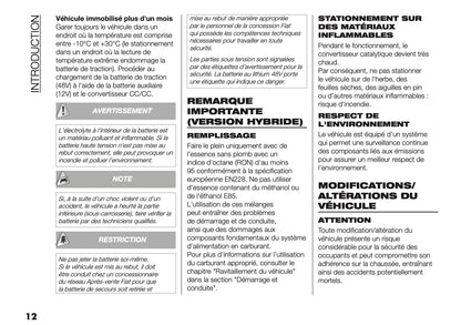 2025-2026 Fiat Grande Panda Owner's Manual | French