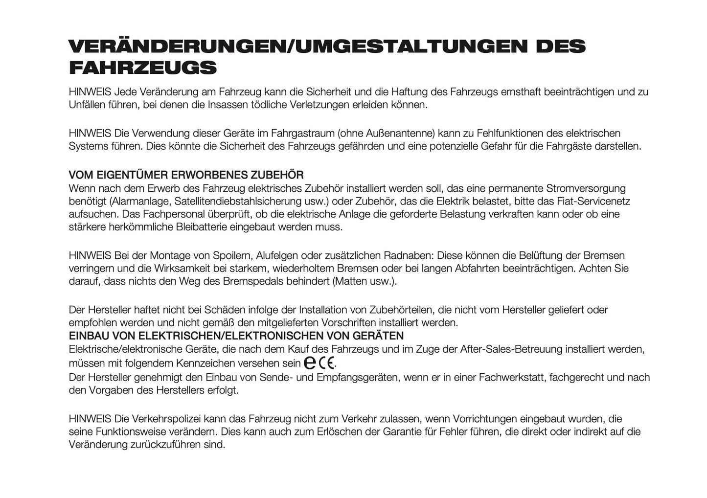 2024-2025 Fiat Panda/Panda Cross Owner's Manual | German