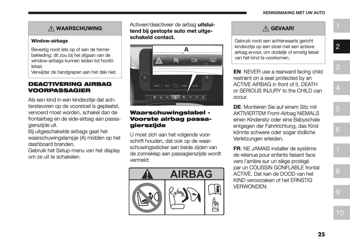 2026 Fiat Panda/Pandina Owner's Manual | German