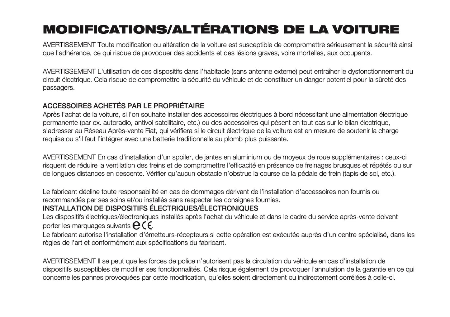 2024-2025 Fiat Panda/Panda Cross Manuel du propriétaire | Français