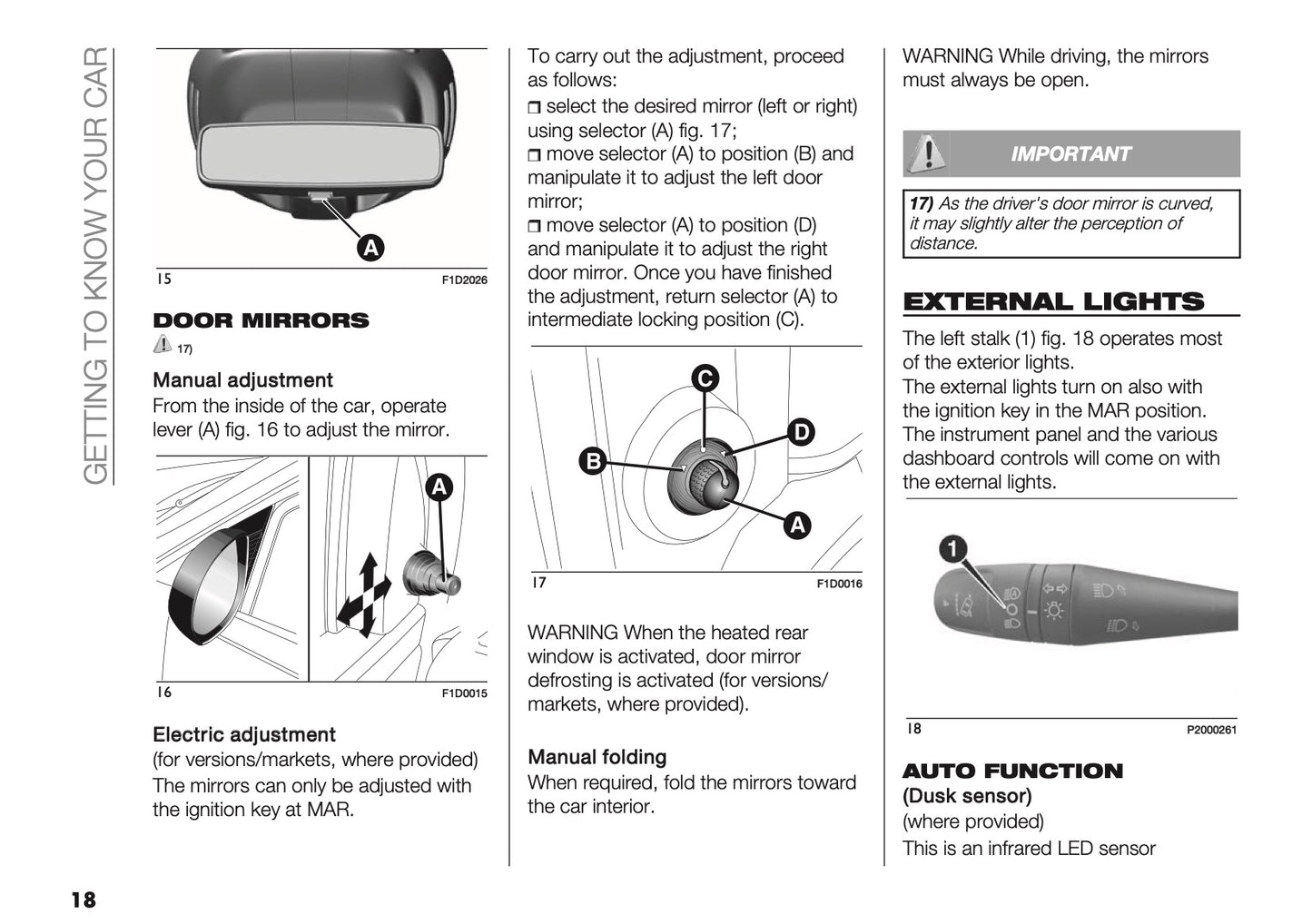2024-2025 Fiat Panda/Panda Cross Owner's Manual | English