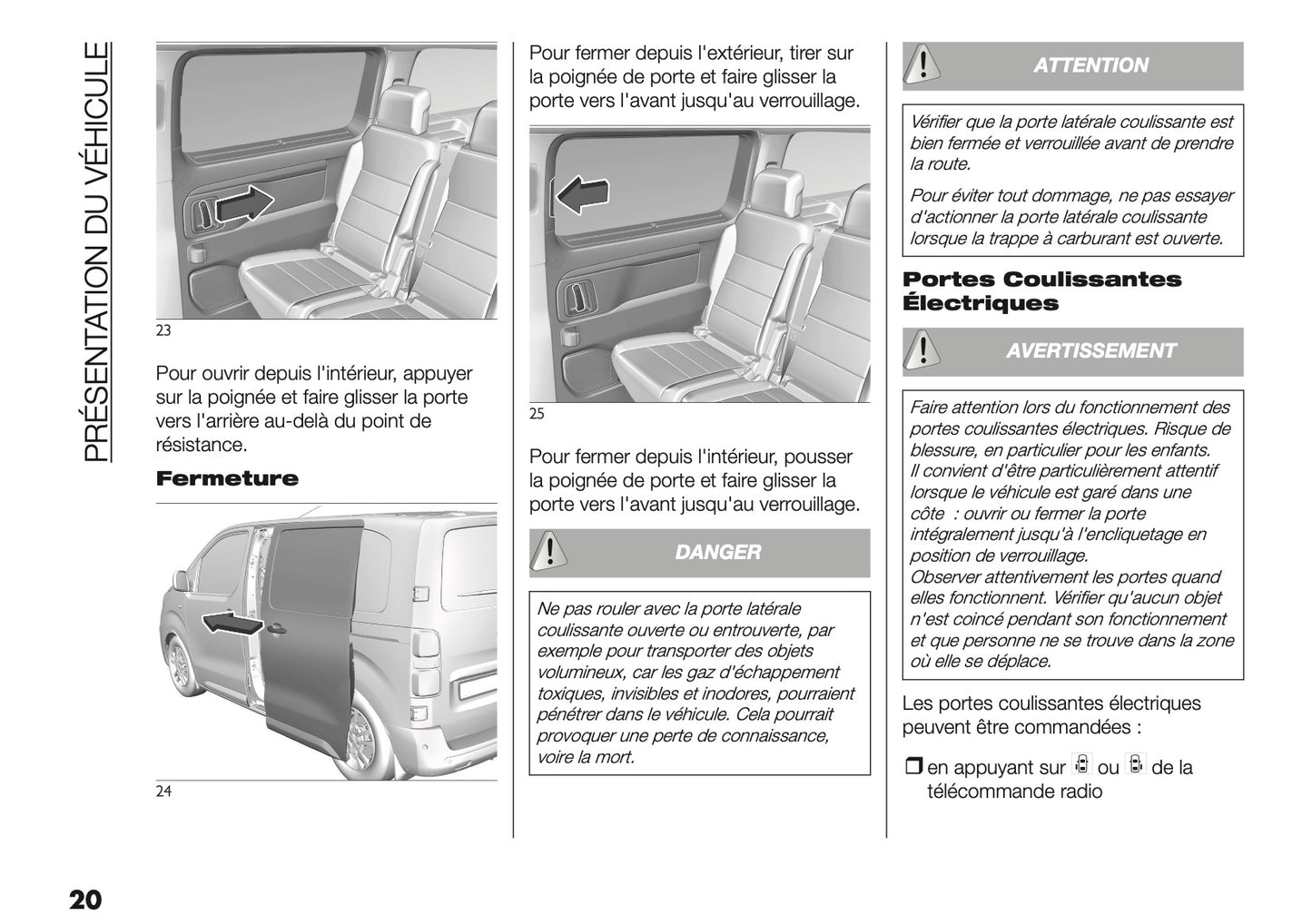 2025 Fiat Scudo/Ulysse Manuel du propriétaire | Français