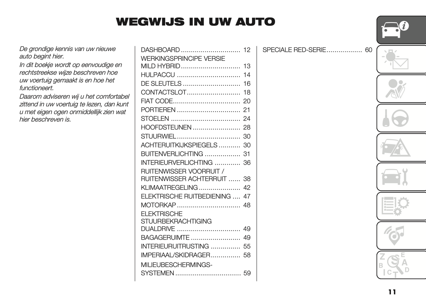 2023-2024 Fiat Tipo 5 Door/Tipo Station Wagon Owner's Manual | Dutch