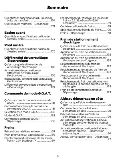 2026 Ford Bronco Manuel du propriétaire | Français