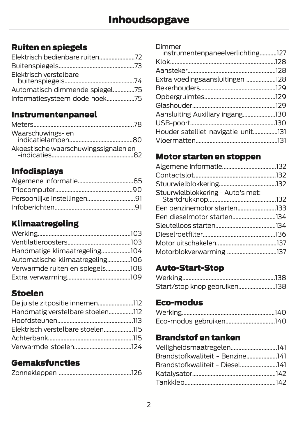 2012-2014 Ford C-Max Gebruikershandleiding | Nederlands