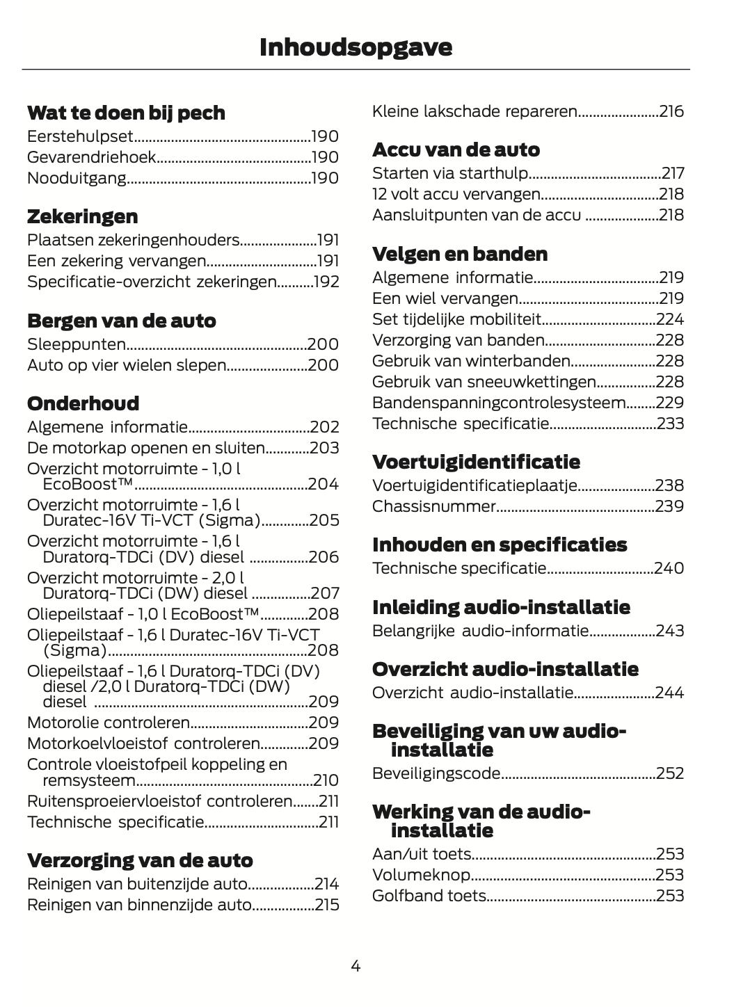 2012-2014 Ford C-Max Gebruikershandleiding | Nederlands