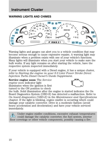 2005 Ford Excursion Owner's Manual | English US