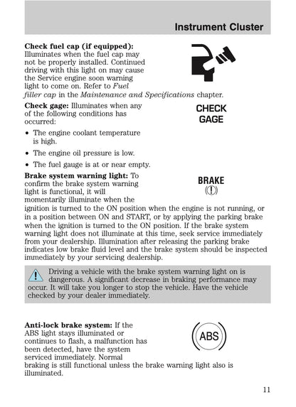 2005 Ford Excursion Owner's Manual | English US
