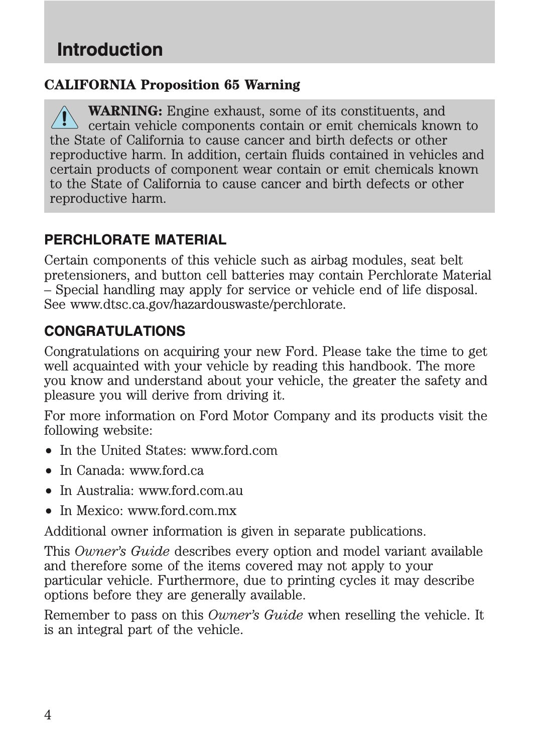 2008 Ford Explorer Sport Trac Owner's Manual | English US