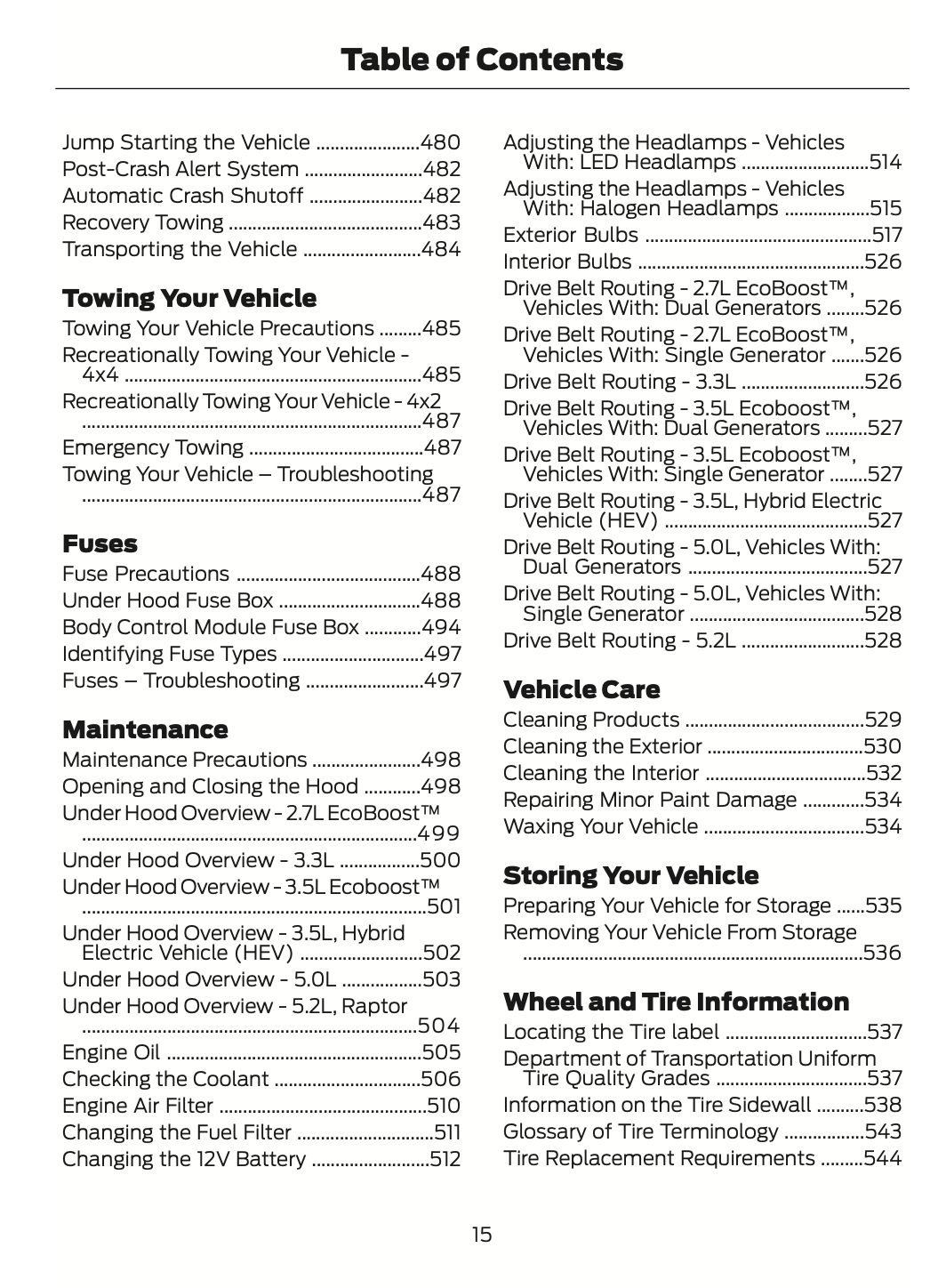 2023 Ford F-150 Owner's Manual | English