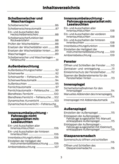 2024 Ford Focus Owner's Manual | German