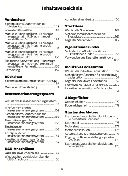 2024 Ford Focus Owner's Manual | German