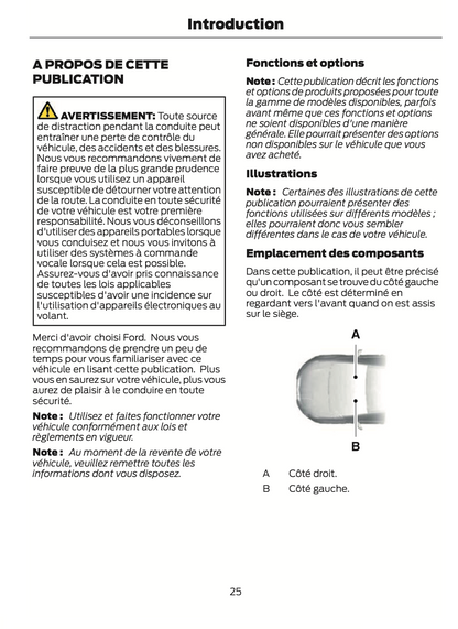 2023-2024 Ford Focus Gebruikershandleiding | Frans