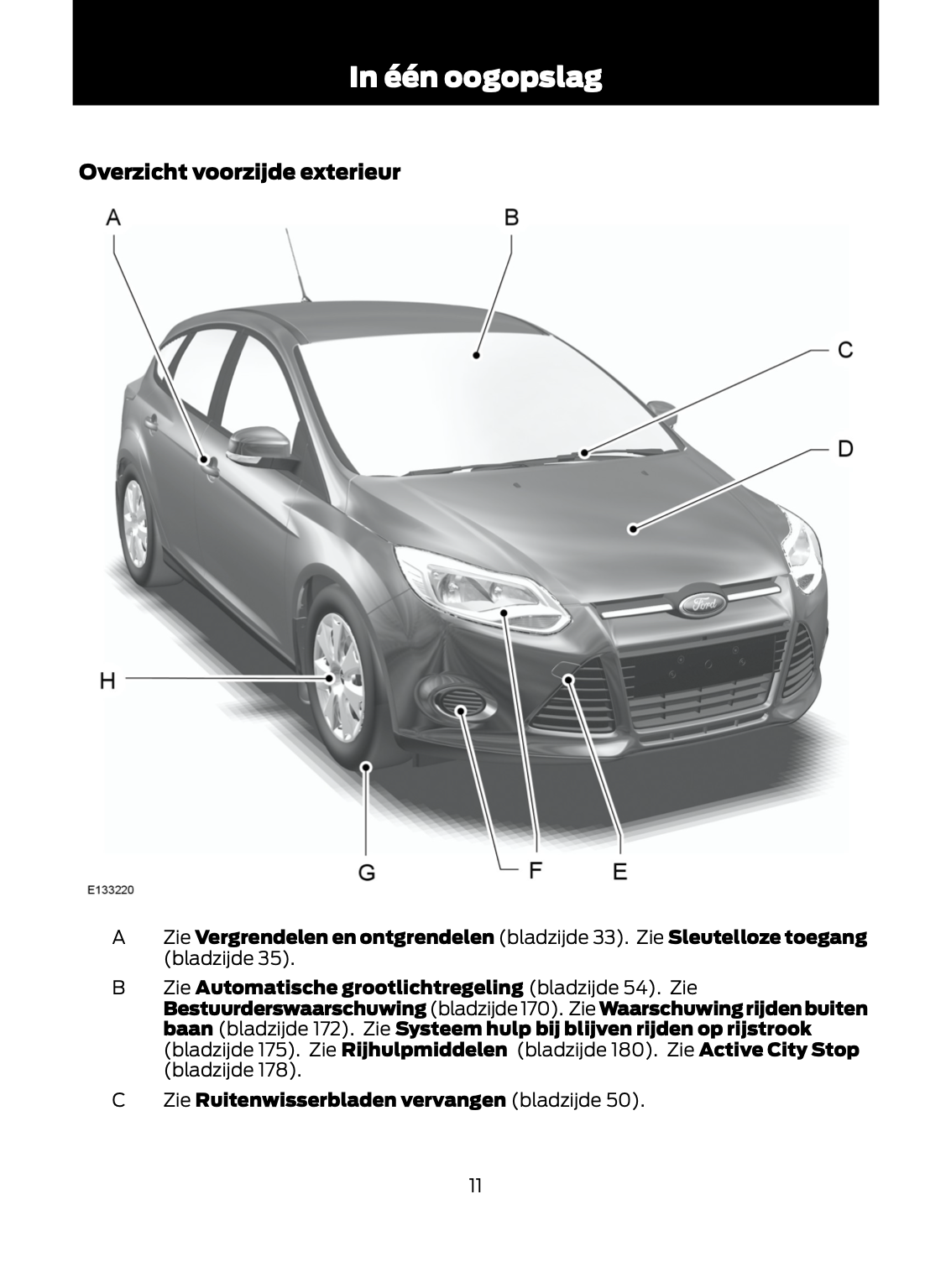 2013-2014 Ford Focus Owner's Manual | Dutch