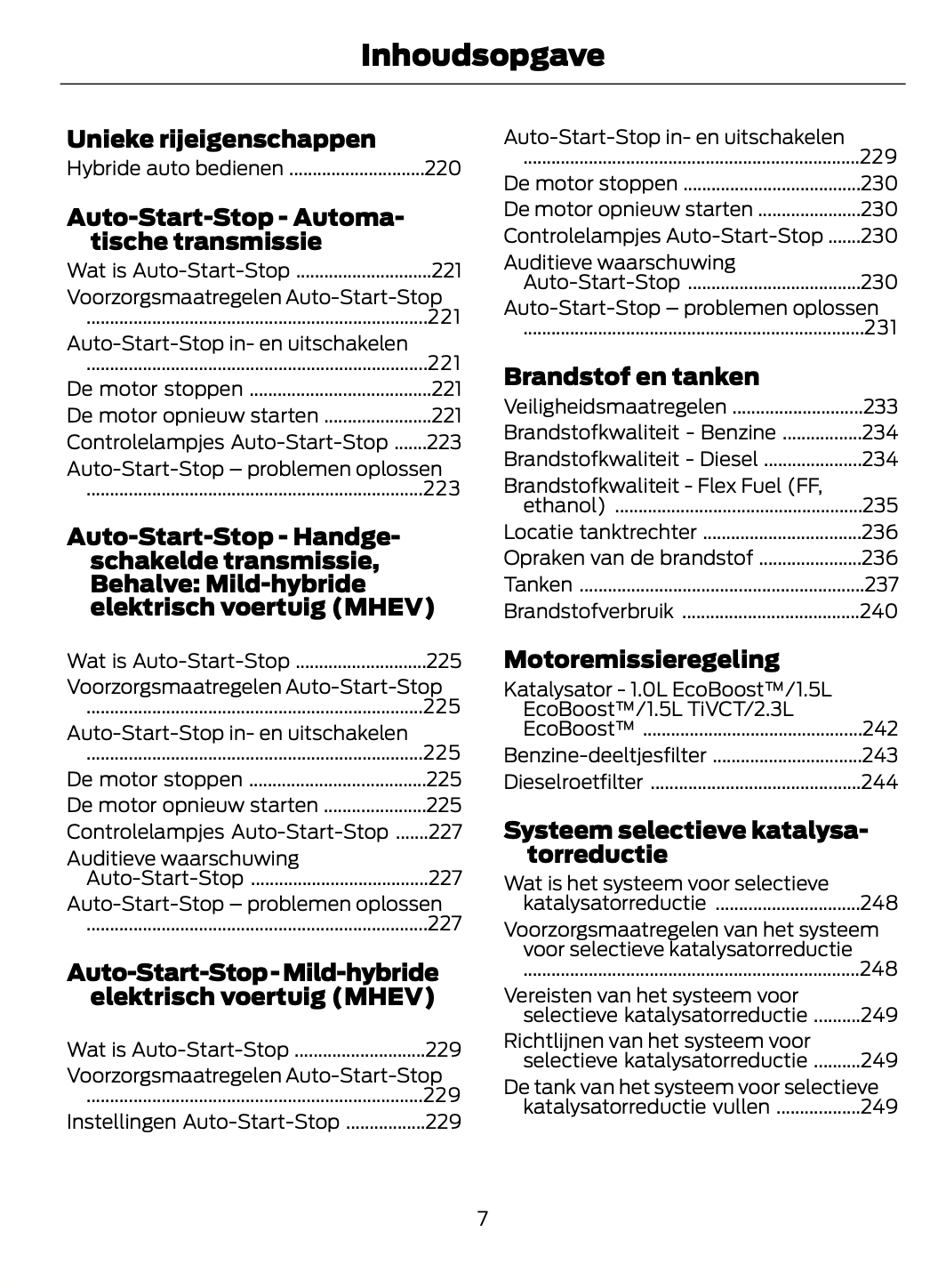 2021 Ford Focus Gebruikershandleiding | Nederlands