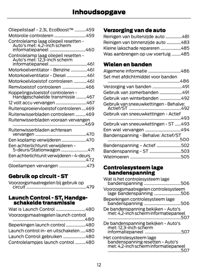 2021 Ford Focus Gebruikershandleiding | Nederlands