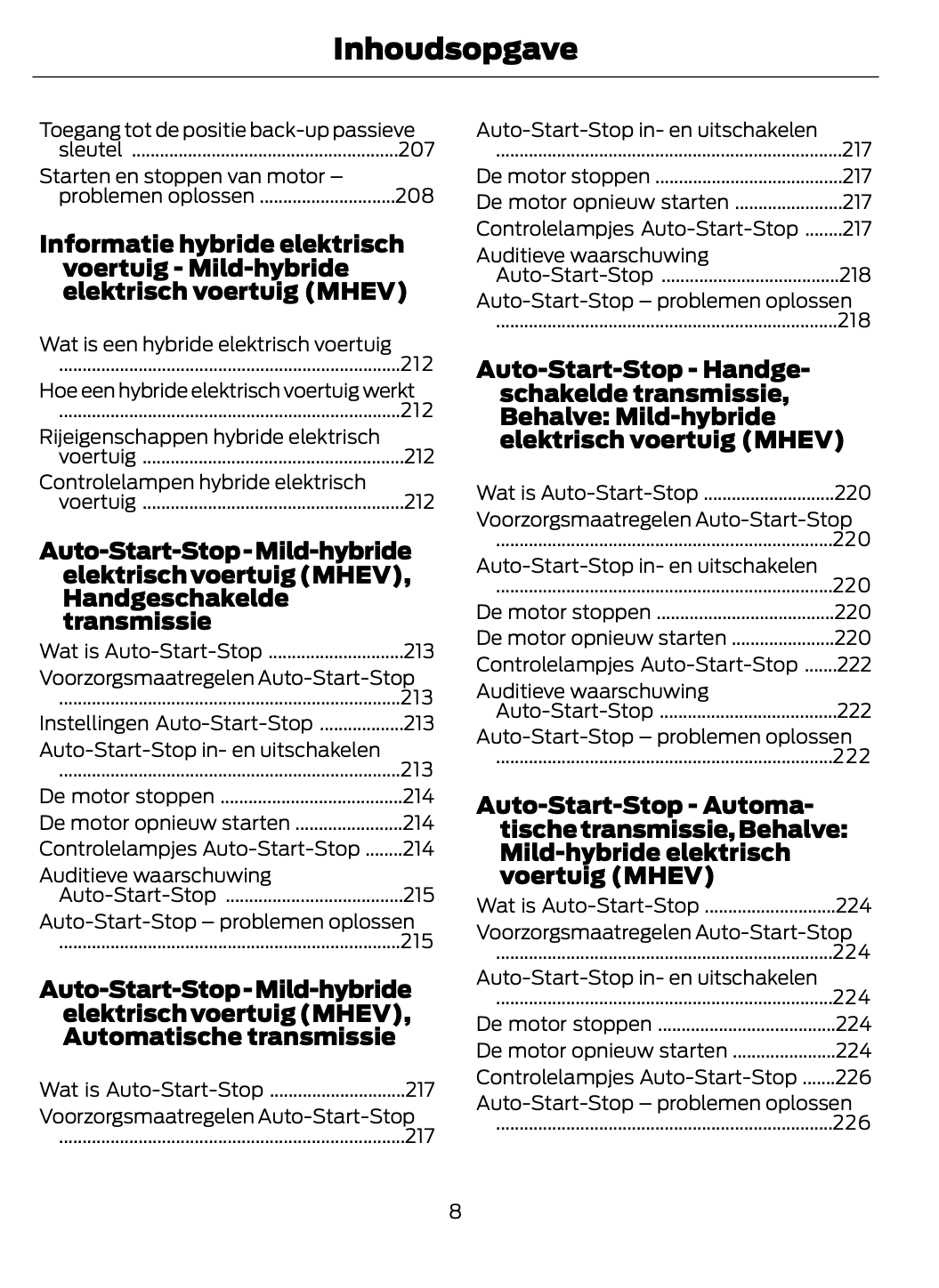 2023-2024 Ford Focus Gebruikershandleiding | Nederlands